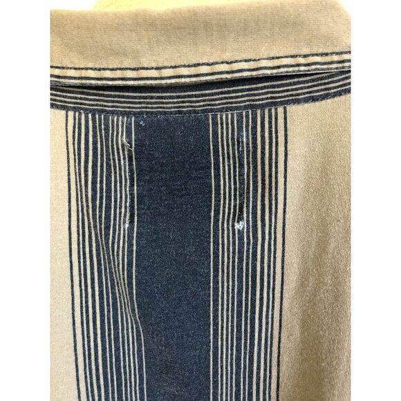 Vintage Levi's SilverTab Striped Polo Shirt Mens Size L 100% Cotton Grunge 90s - Picture 5 of 10